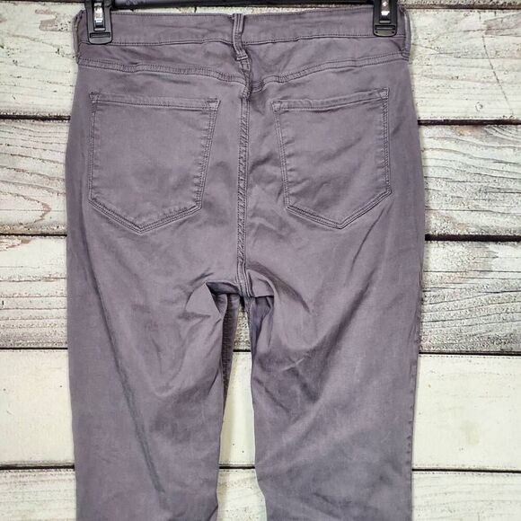 Old Navy Rockstar Super Skinny High Rise Jeans Women’s 10 Gray Stretch - Picture 4 of 7